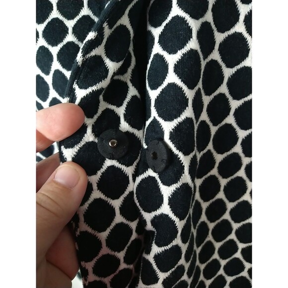 Donna Moore Pet Woman PL Blazer Office Professional Black White Polka Dot... - Picture 6 of 9